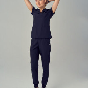 Bluza Medyczna Damska – Scrubs Comfy Graphite