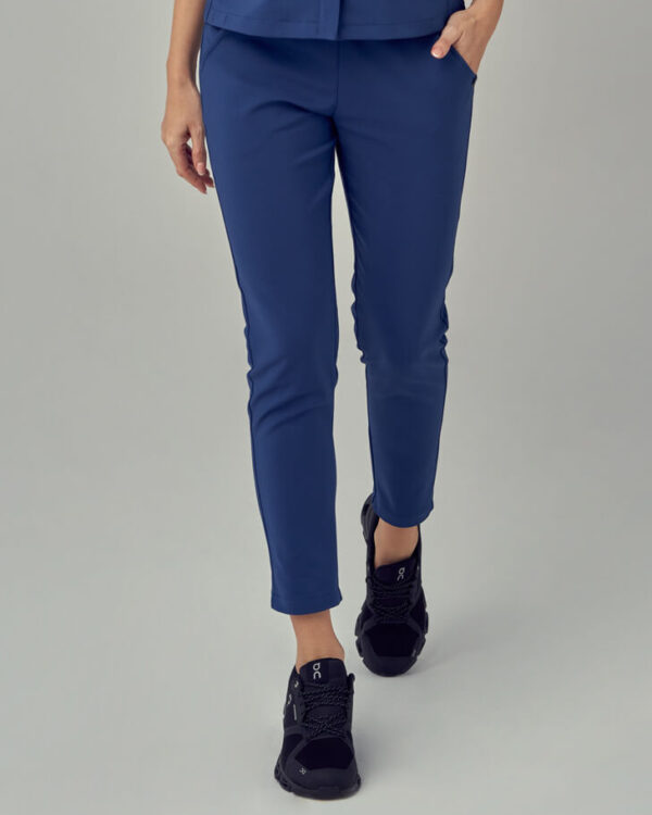Spodnie Medyczne Damskie – Scrubs Classy Navy