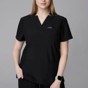 Bluza damska medyczna polo black