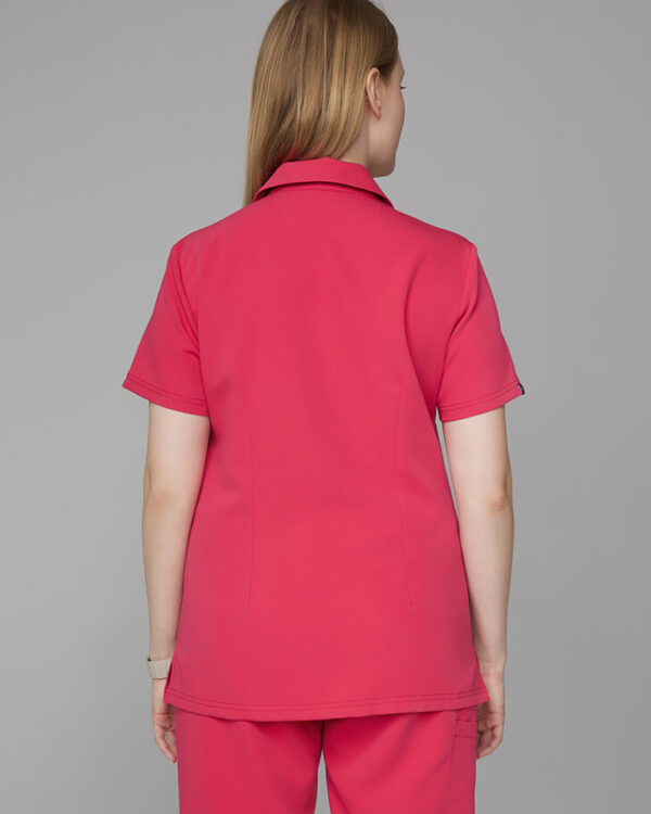 Bluza damska medyczna polo cherry