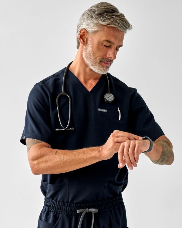 Bluza Medyczna Męska - Scrubs Sporty Graphite