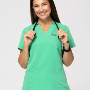 Bluza Medyczna Damska – scrubs comfy jasna zieleń