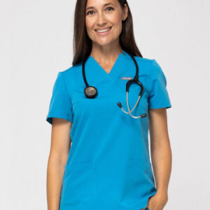 Bluza Medyczna Damska – Scrubs Comfy Ocean