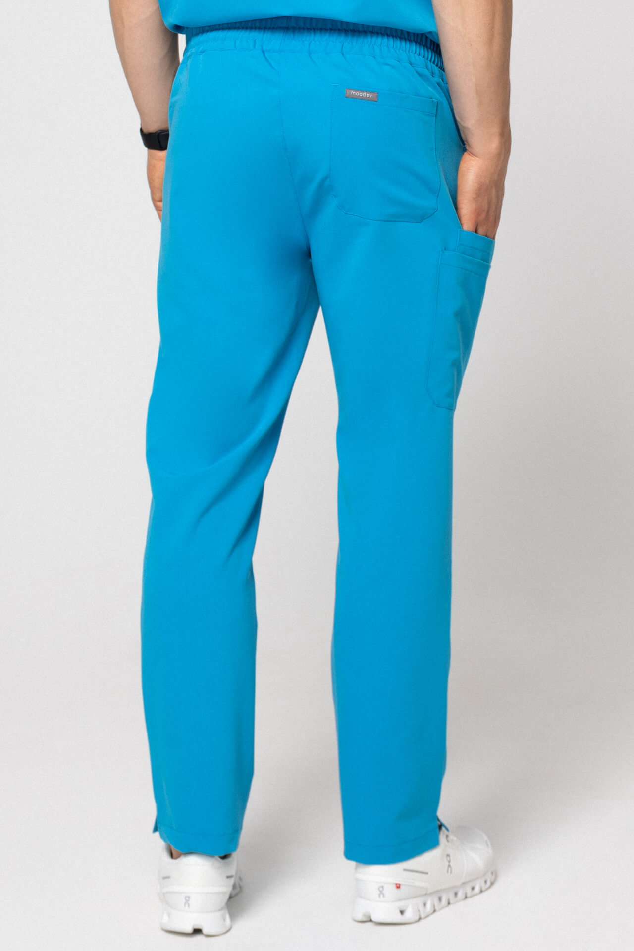 niebieskie spodnie męskie niebieskie cozy spodnie