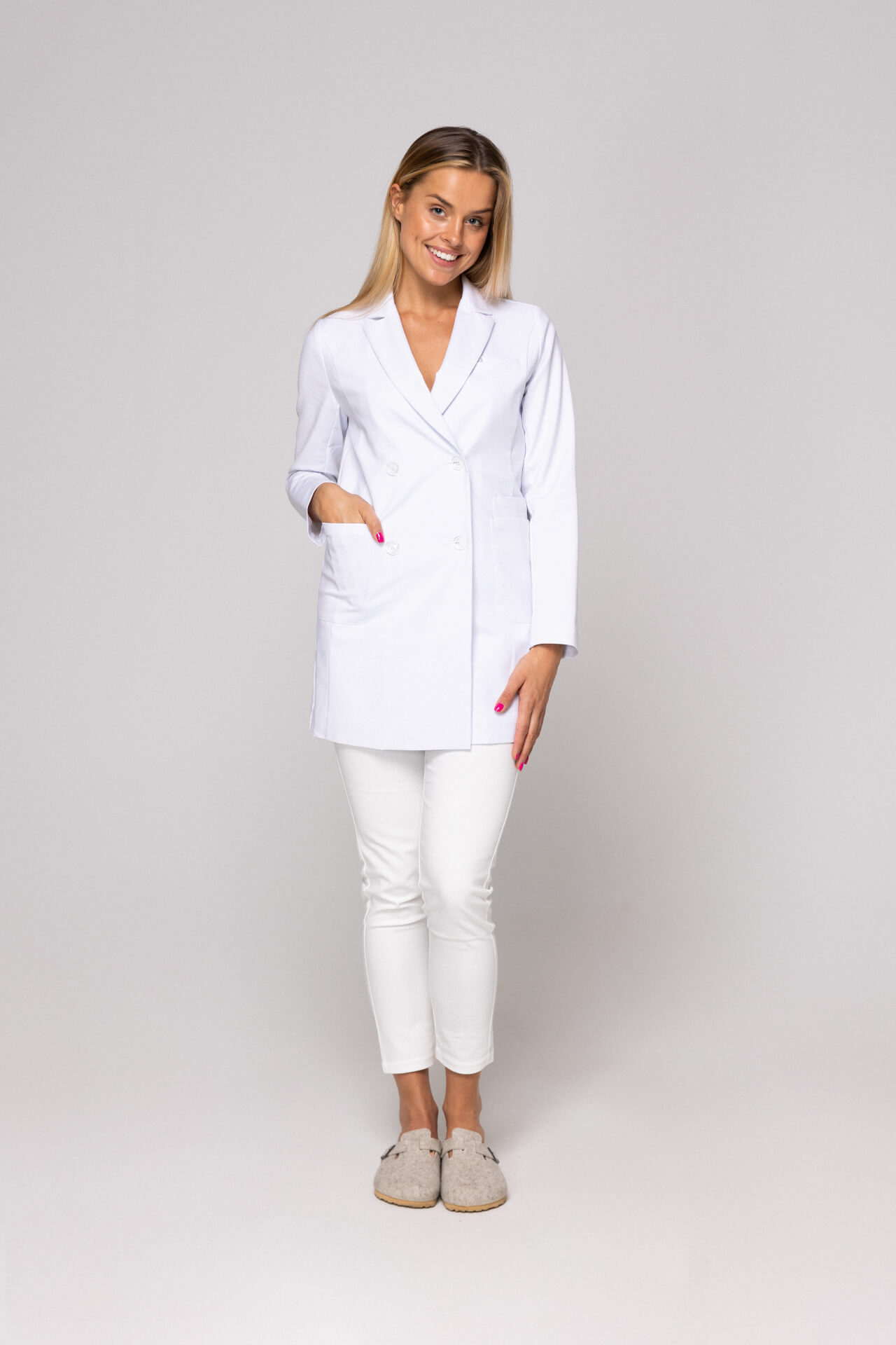 fartuch medyczny biały Fartuch medyczny