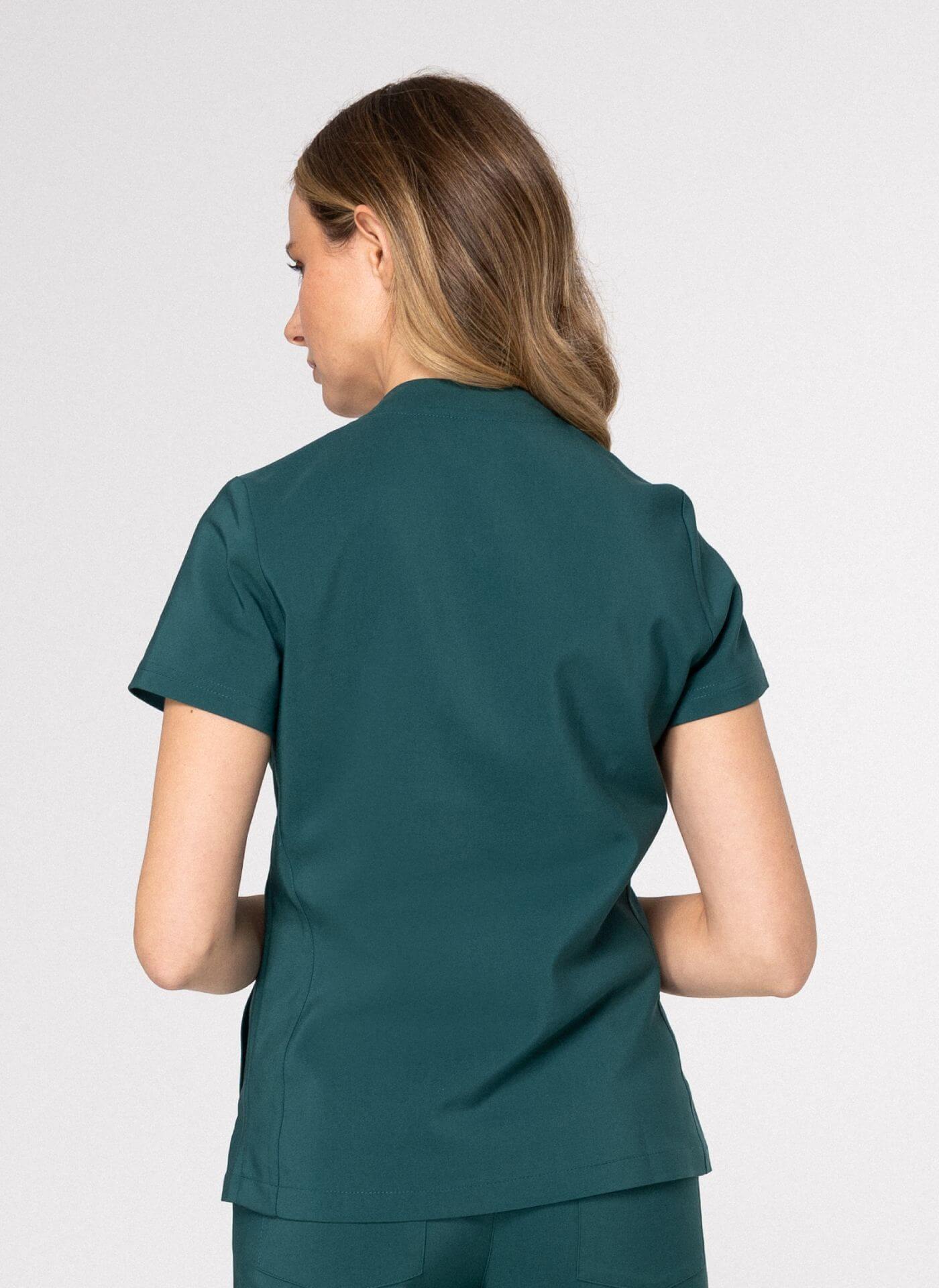 bluzka classy ciemno zielona bluzka classy