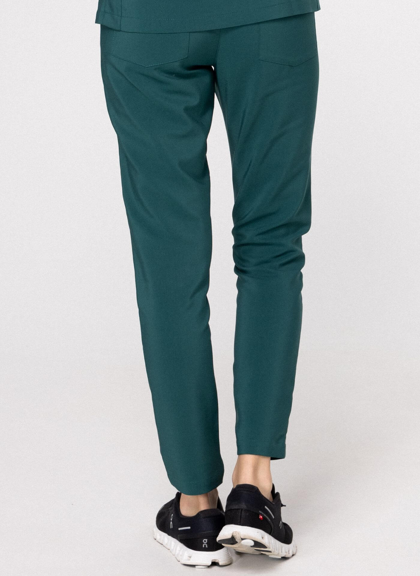 spodnie classy ciemno zielone spodnie classy scrubs