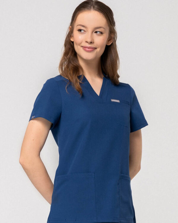 Bluza Medyczna Damska – Scrubs Comfy Navy