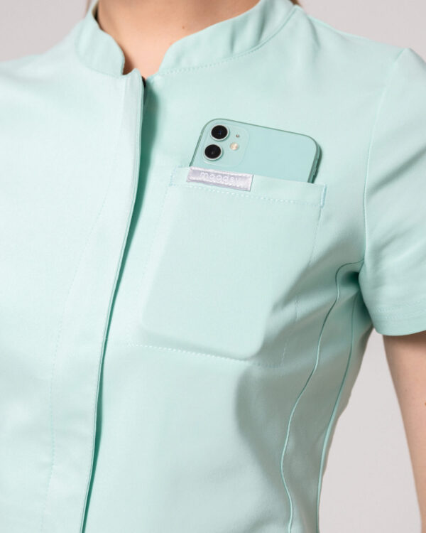 Bluza Medyczna Damska – Scrubs Classy Mint