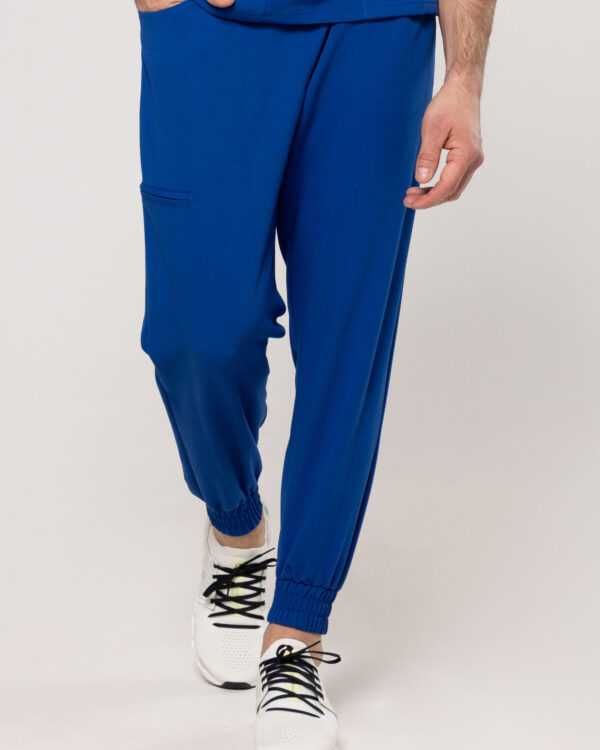Spodnie Medyczne Męskie - Scrubs Sporty Deep Blue