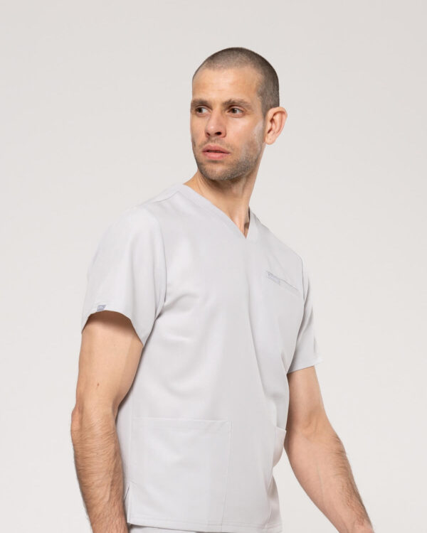 Bluza Medyczna Męska - Scrubs Sporty Light Gray New
