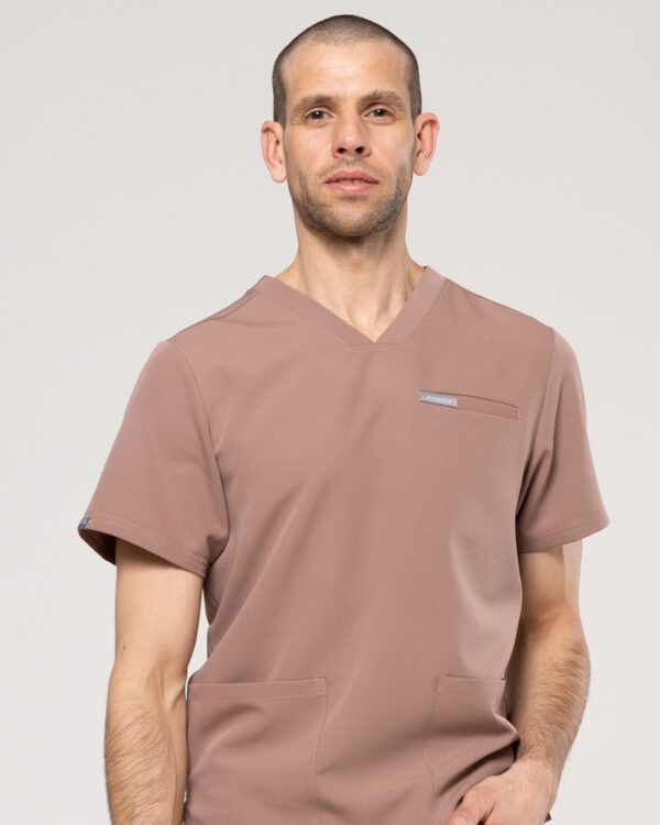 Bluza Medyczna Męska - Scrubs Sporty Chocolate