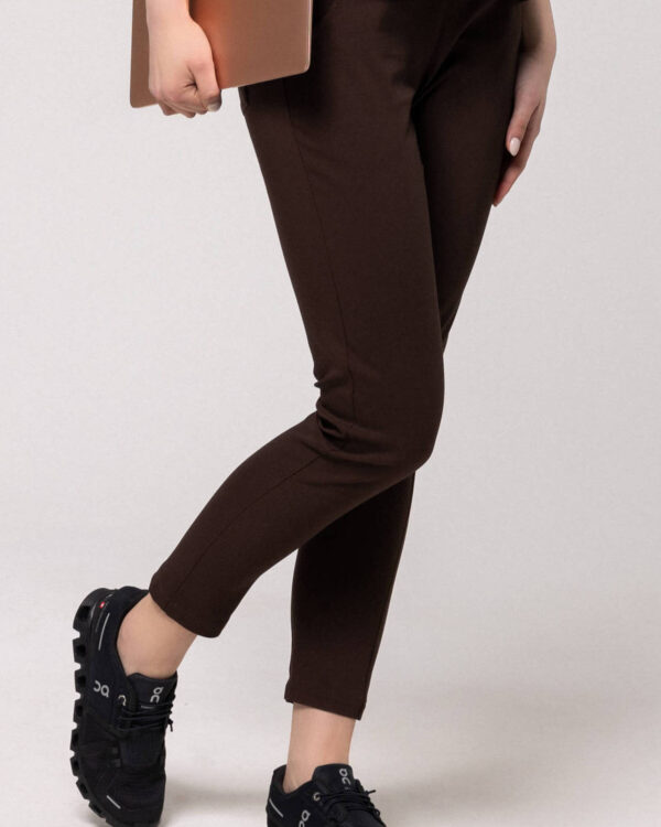 Spodnie Medyczne Damskie – Scrubs Classy Espresso