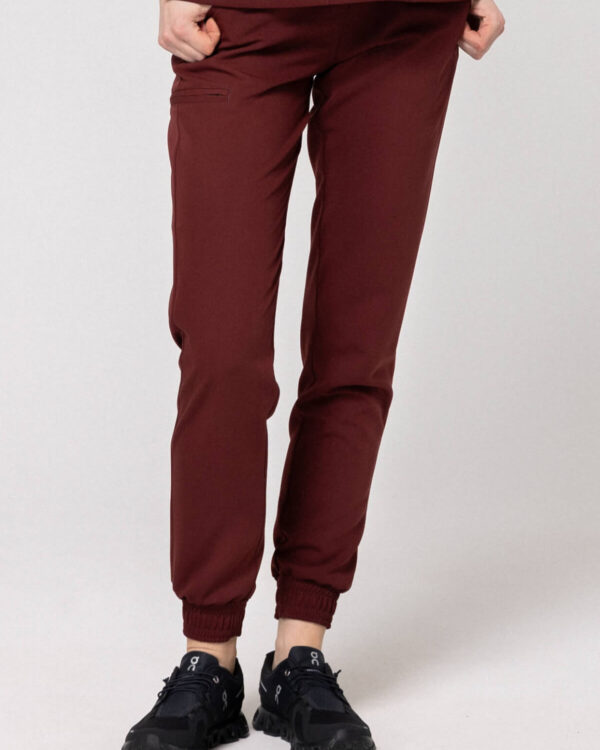 Spodnie Medyczne Damskie – Scrubs Comfy Wine