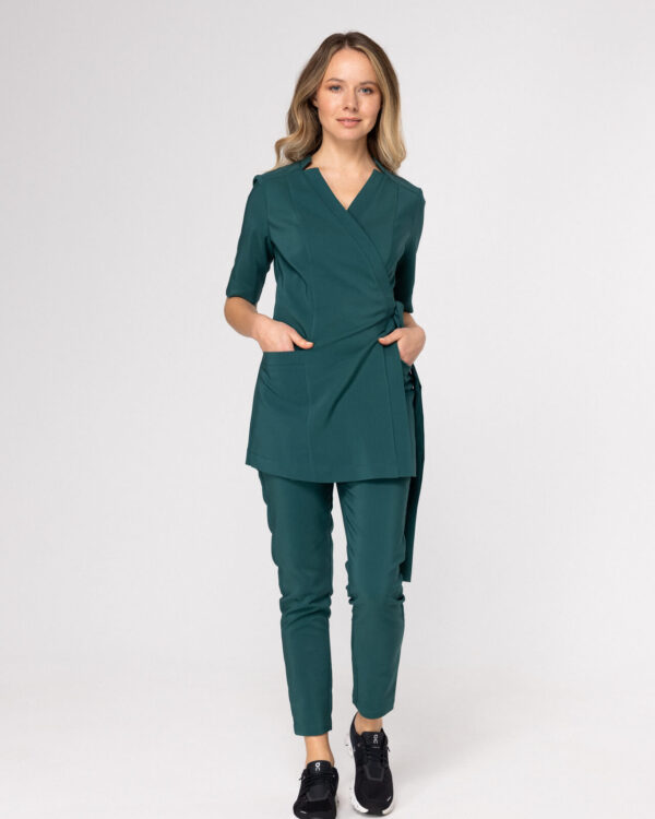 Żakiet Medyczny Damski - Classy Dark Green
