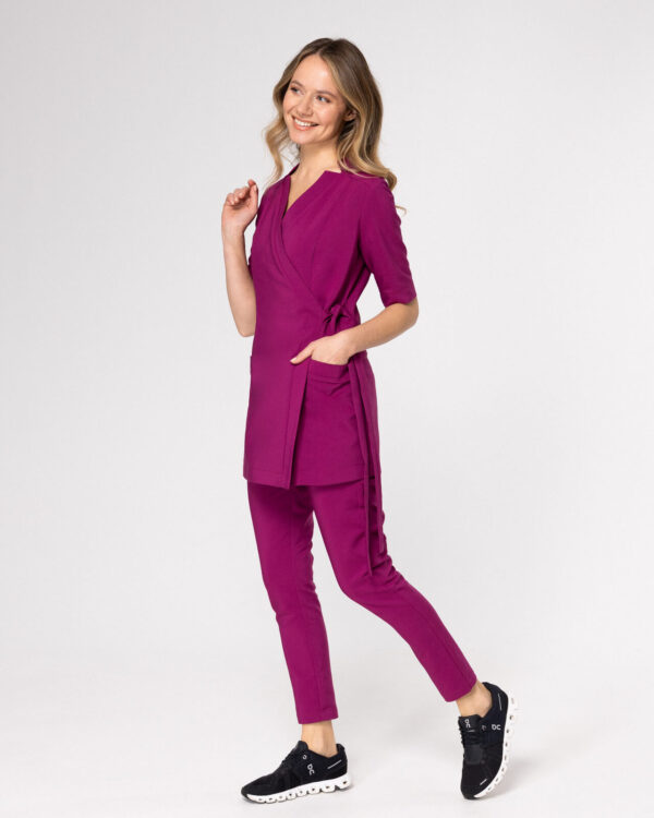 Żakiet Medyczny Damski - Classy Plum