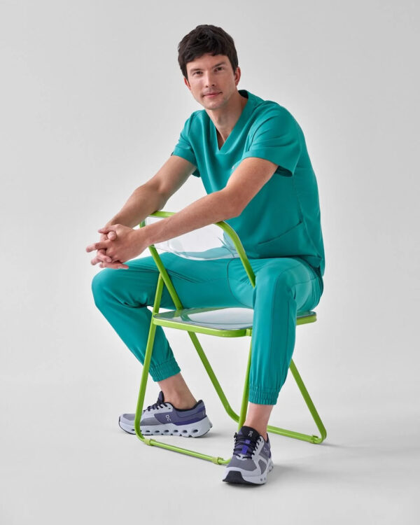 Bluza Medyczna Męska - Scrubs Sporty MintNew