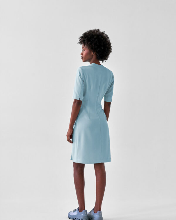 Sukienka medyczna damska - Classy Sky Blue